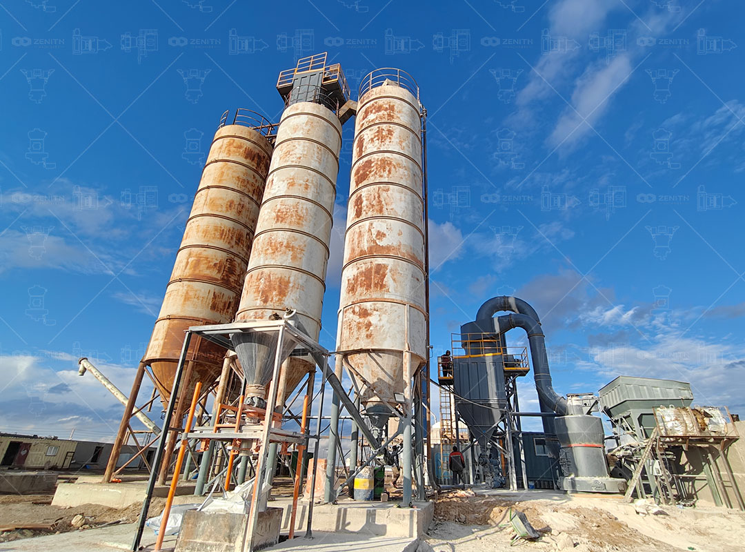 Zenith Hgm90 mill installation at a fly ash processing plant in Russia